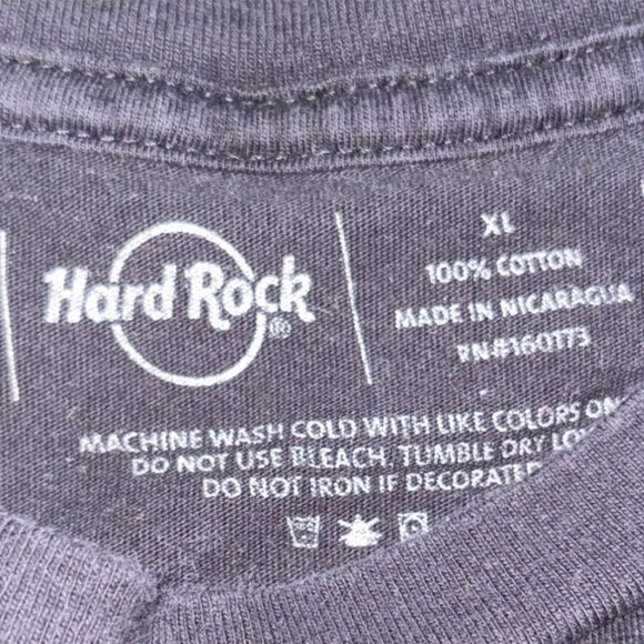 Hard Rock Cafe Youth 'Messi' Soccer Graphic T-Shirt-Black-XL-GUC - Picture 2 of 5